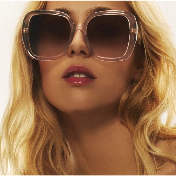 Quay Accessories - QUAY Full Glam Sunglasses Cat 2 209 Dramatic Oversized Square Doe Brown Fawn